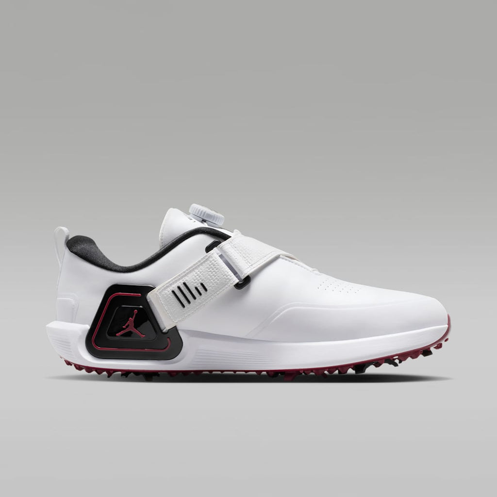 Jordan Air Rev Golf Shoes - White/Team Red/Black - Image 3