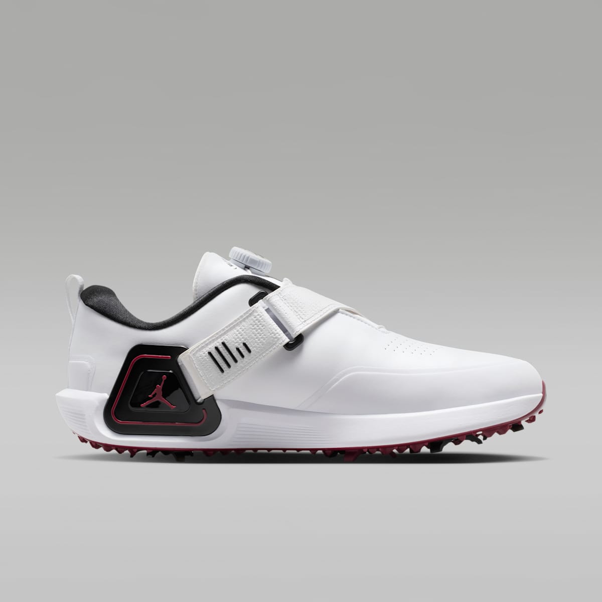 Jordan Air Rev Golf Shoes - White/Team Red/Black - Image 3