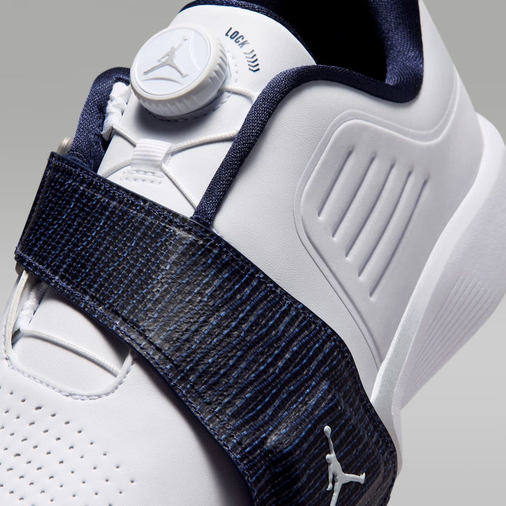 Jordan Air Rev Golf Shoes - White/Midnight Navy/Light Smoke Grey/White - Image 8