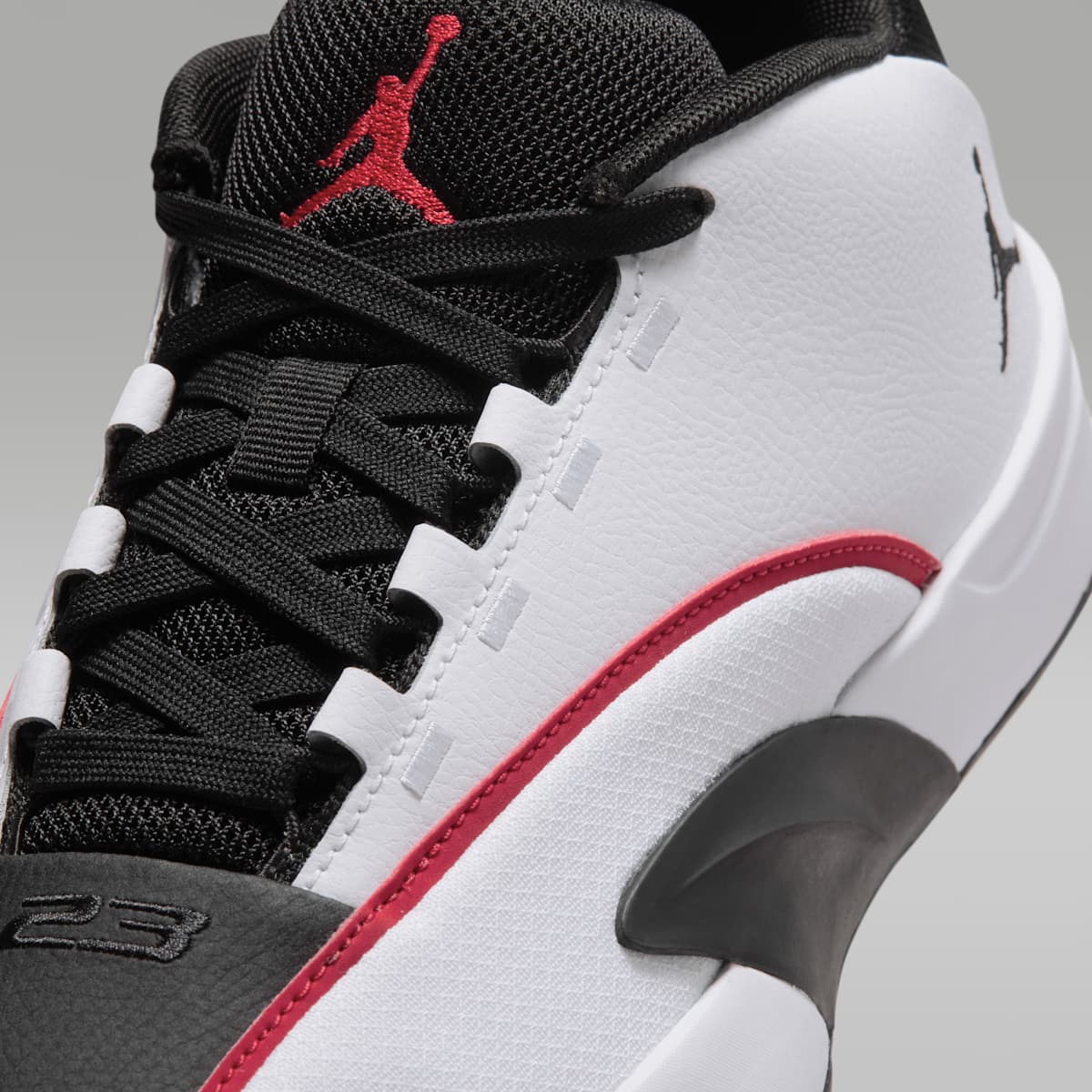 Jordan All Game Big Kids' Basketball Shoes - White/University Red/Black