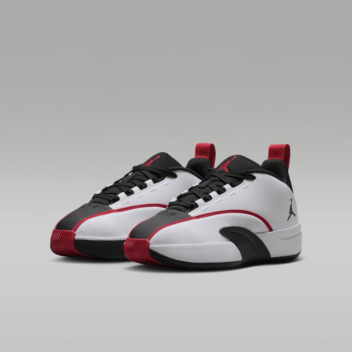 Jordan All Game Big Kids' Basketball Shoes - White/University Red/Black