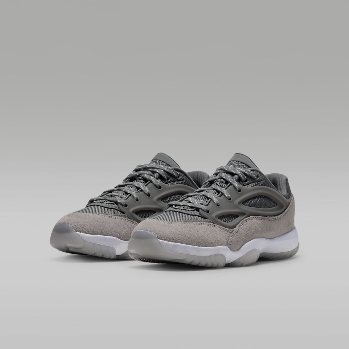 Jordan DMSN 95 Big Kids' Shoes - Cool Grey/Light Smoke Grey/White/Summit White - Image 5