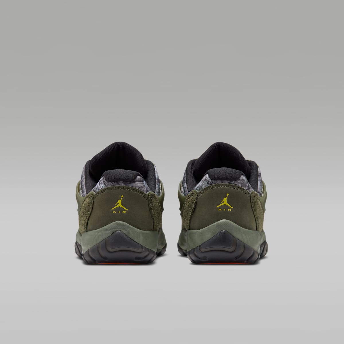 Jordan DMSN 95 Realtree Big Kids' Shoes - Cargo Khaki/Medium Olive/White/Bright Citron - Image 6