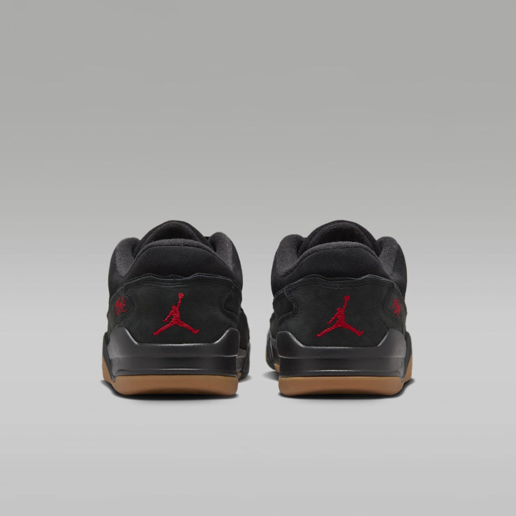 Jordan Flight Court Men's Shoes - Black/Gum Medium Brown/Varsity Red - Image 6