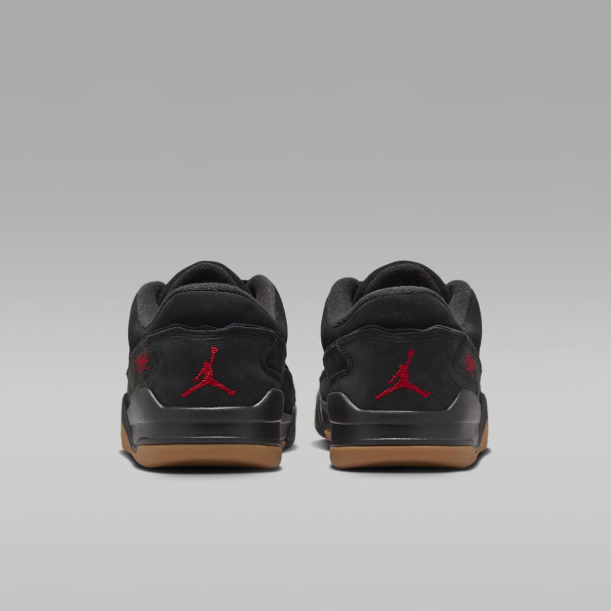 Jordan Flight Court Men's Shoes - Black/Gum Medium Brown/Varsity Red - Image 6