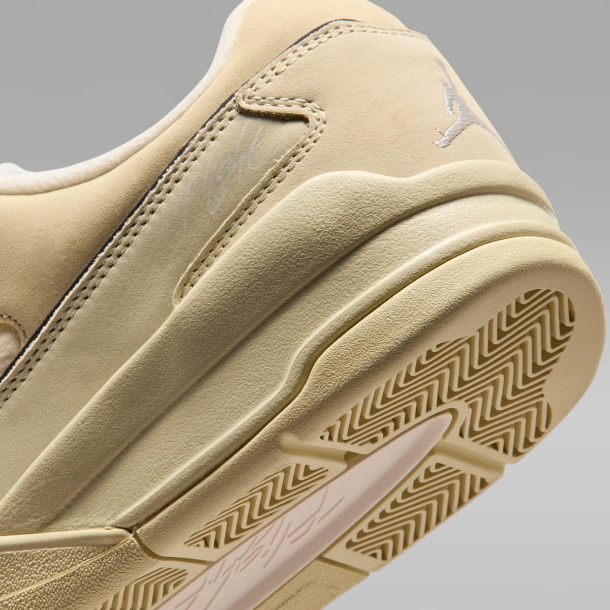 Jordan Flight Court Men's Shoes - Light Khaki/Desert Khaki/Light Lemon Twist/Phantom - Image 8
