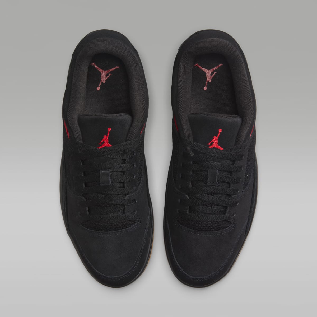Jordan Flight Court Men's Shoes - Black/Gum Medium Brown/Varsity Red - Image 4
