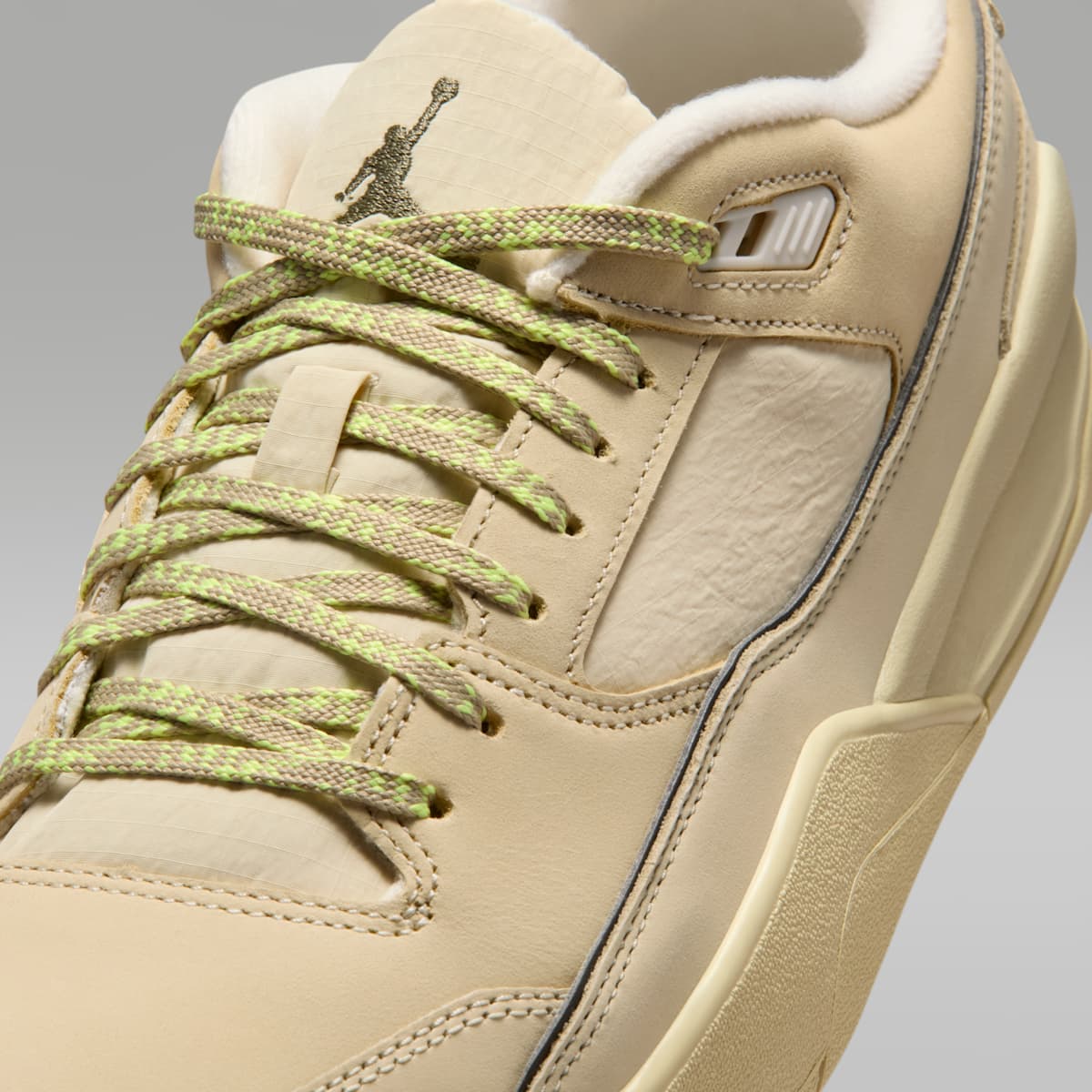 Jordan Flight Court Men's Shoes - Light Khaki/Desert Khaki/Light Lemon Twist/Phantom - Image 7