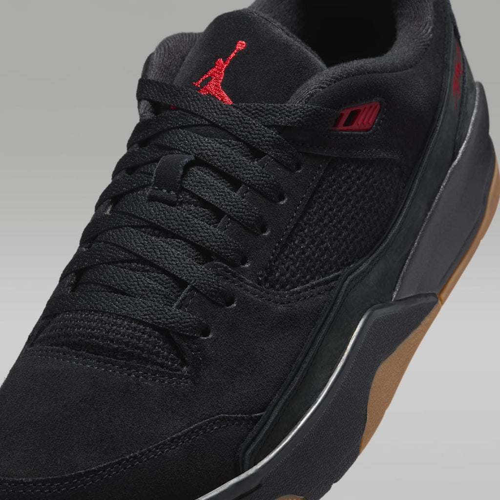 Jordan Flight Court Men's Shoes - Black/Gum Medium Brown/Varsity Red - Image 7