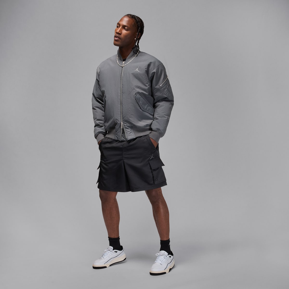 Jordan Flight Court Men's Shoes - White/Sail/Black - Image 9