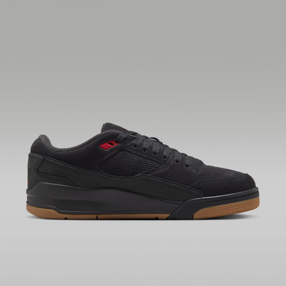Jordan Flight Court Men's Shoes - Black/Gum Medium Brown/Varsity Red - Image 3