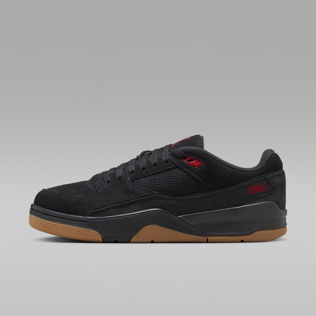 Jordan Flight Court Men's Shoes - Black/Gum Medium Brown/Varsity Red - Image 1