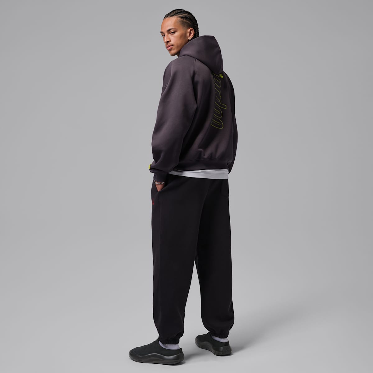 Jordan Future Men's Mules - Black/Dark Smoke Grey - Image 8