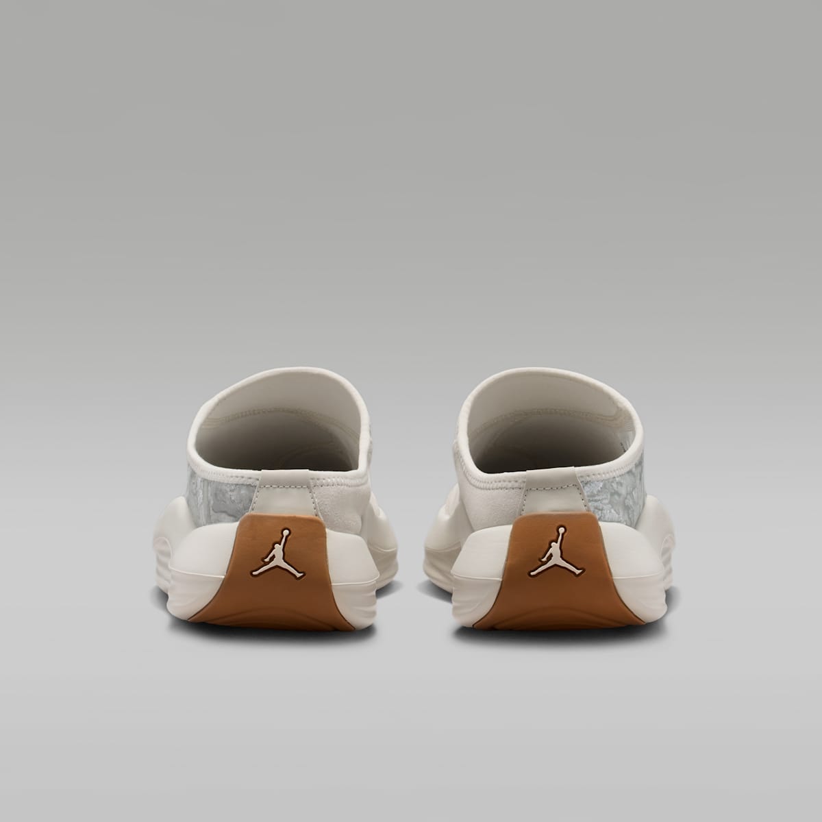 Jordan Future Men's Mules - Light Orewood Brown/Gum Medium Brown/Bright Citron - Image 6