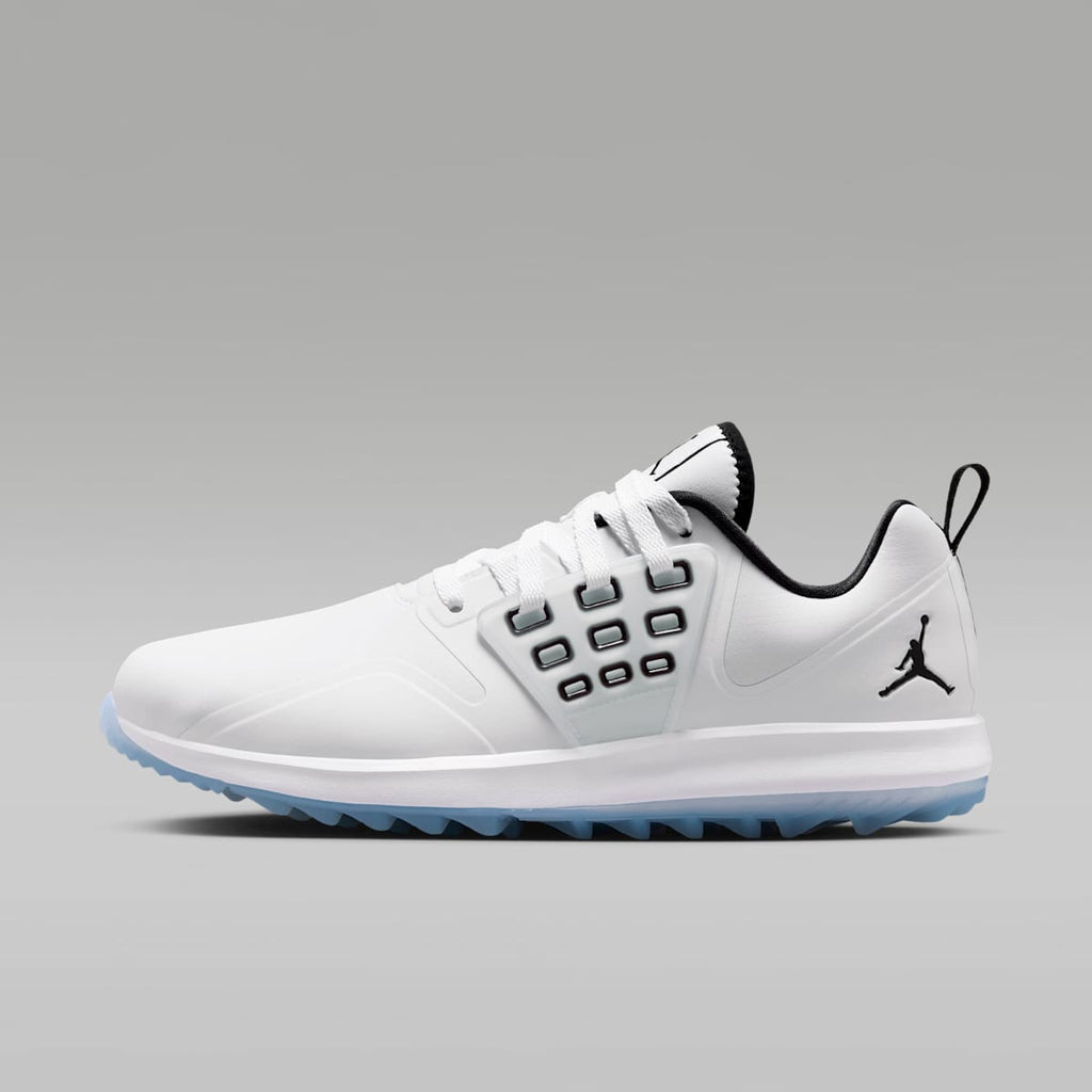 Jordan Grind Golf Shoes - White/White/Black - Image 1