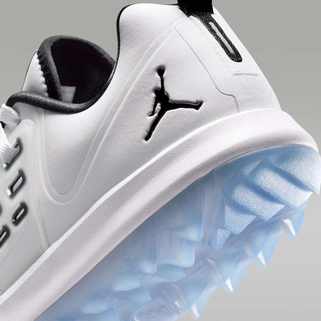 Jordan Grind Golf Shoes - White/White/Black - Image 8