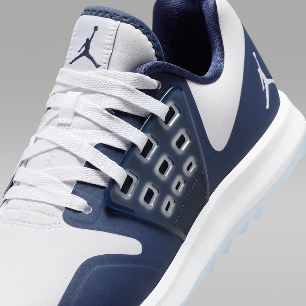 Jordan Grind Golf Shoes - White/White/Midnight Navy - Image 8