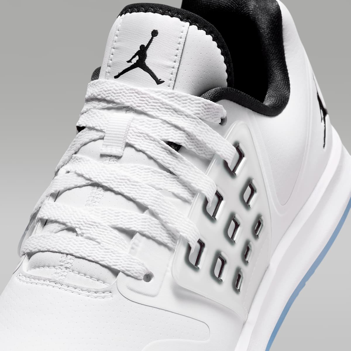 Jordan Grind Golf Shoes - White/White/Black - Image 7