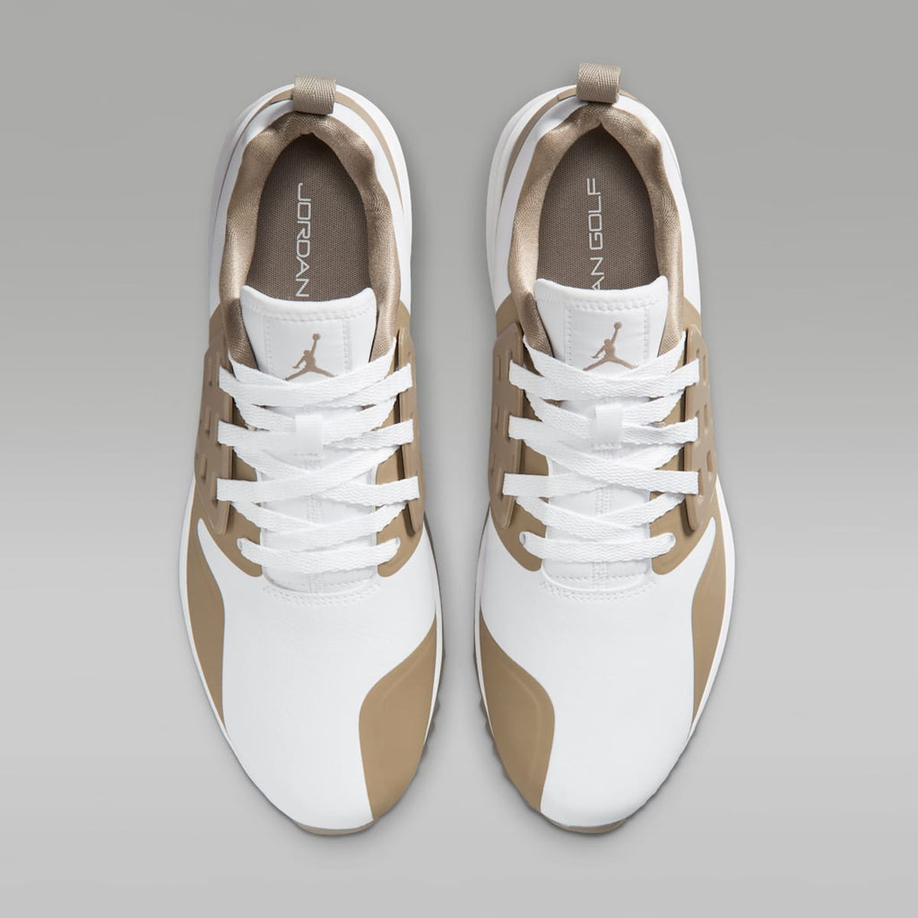 Jordan Grind Golf Shoes - White/Khaki/White - Image 4