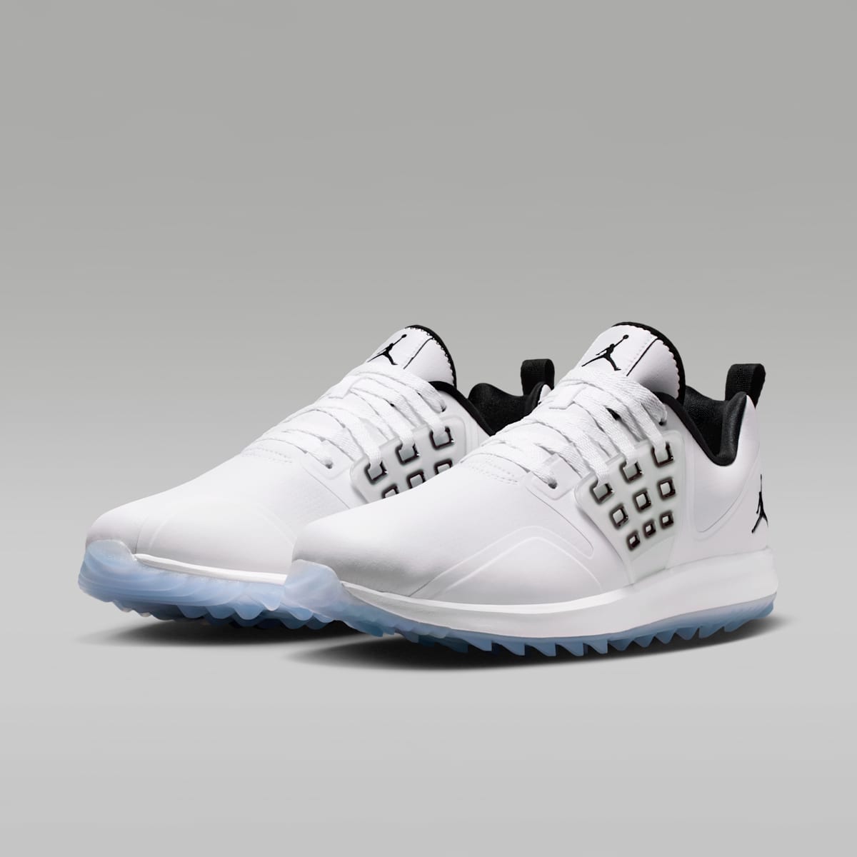 Jordan Grind Golf Shoes - White/White/Black - Image 5