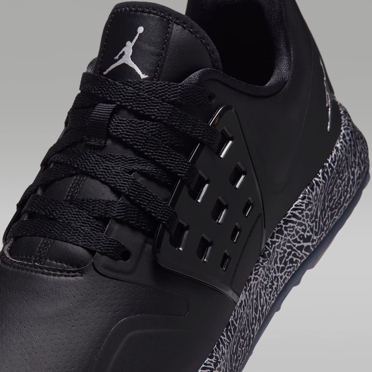 Jordan Grind Golf Shoes - Black/Metallic Silver - Image 8