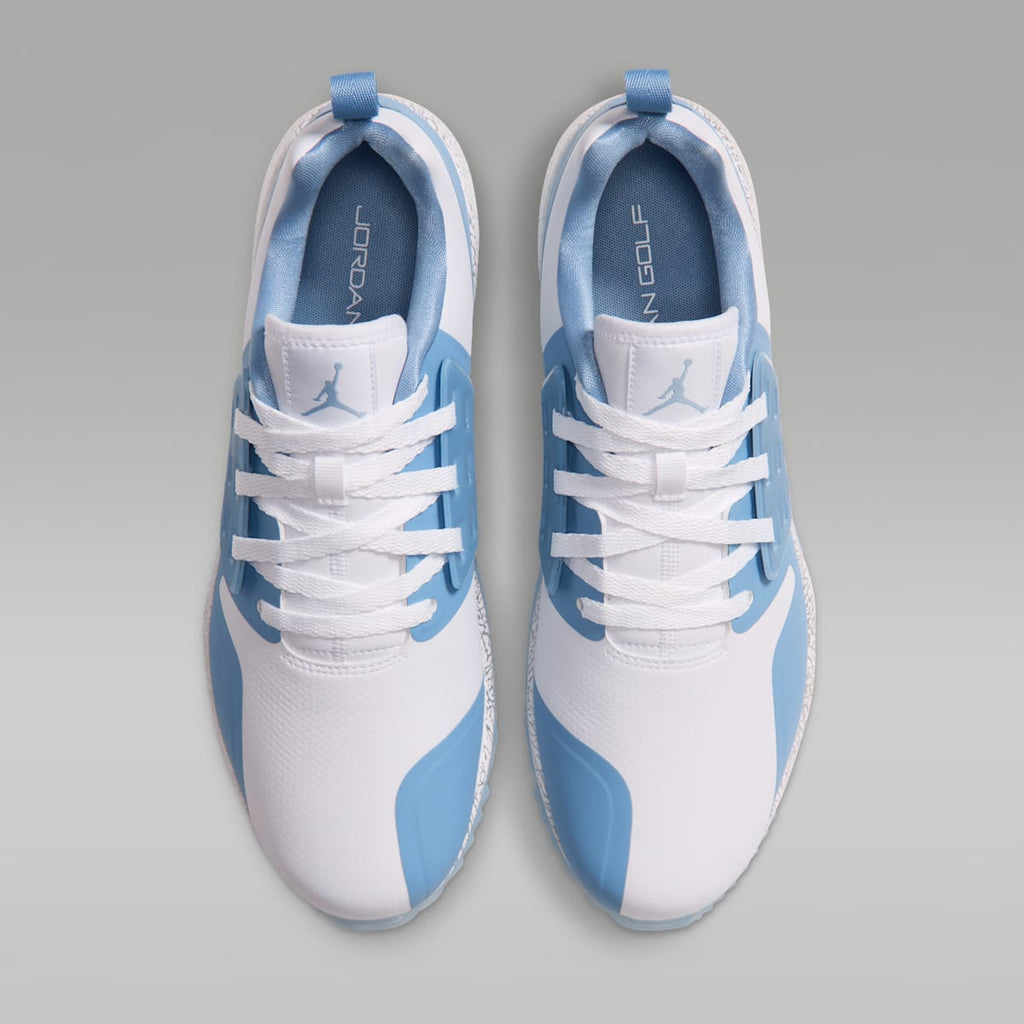 Jordan Grind Golf Shoes - White/Chambray/Metallic Silver/White - Image 4