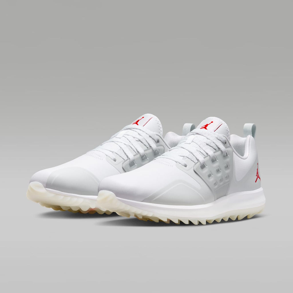 Women's Jordan Grind Golf Shoes - White/Pure Platinum/University Red