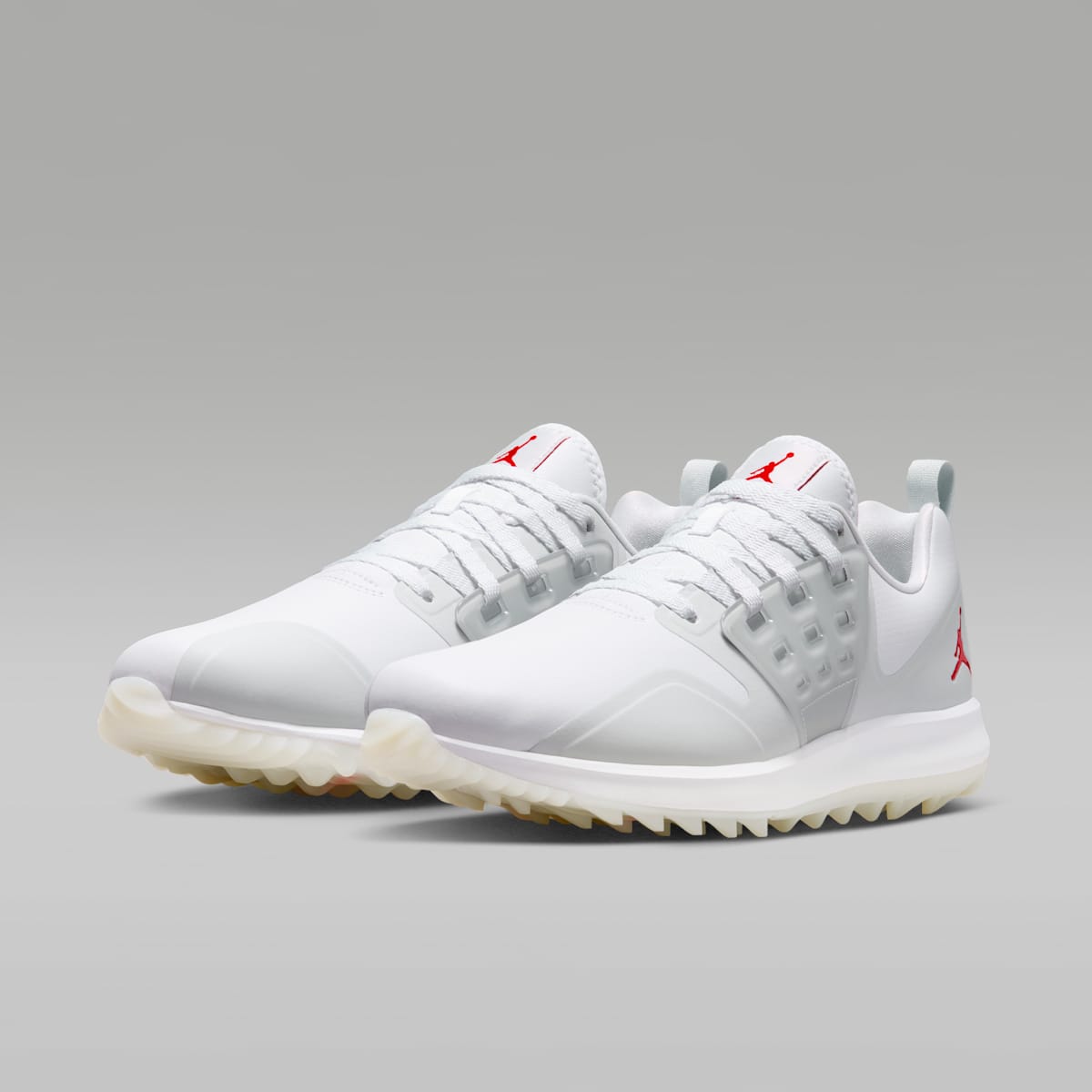 Women's Jordan Grind Golf Shoes - White/Pure Platinum/University Red