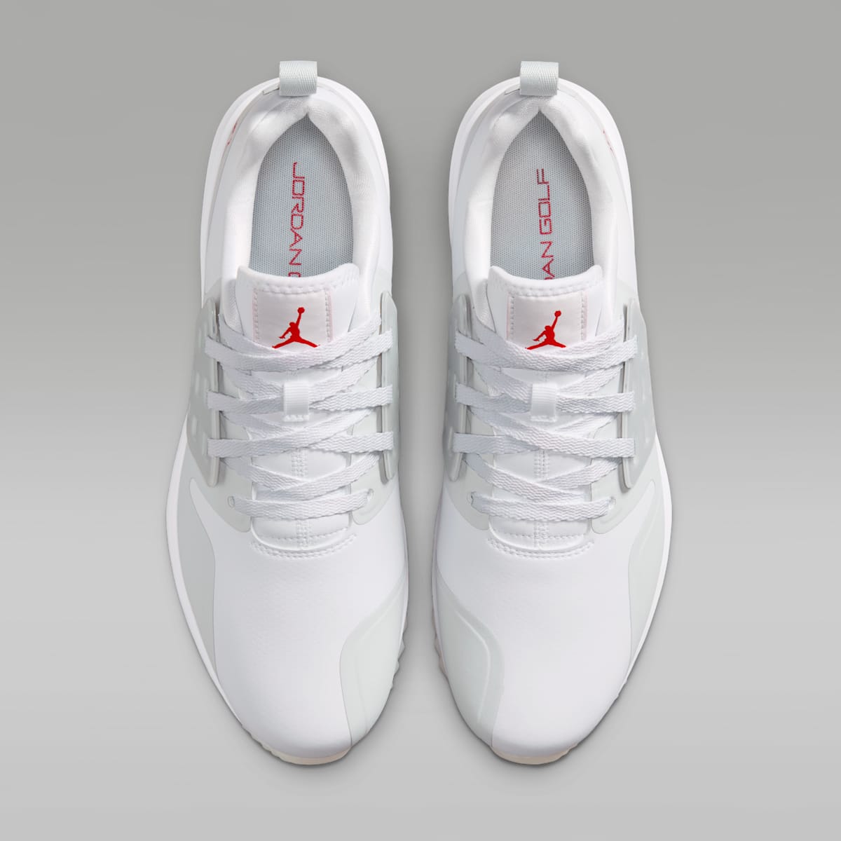 Women's Jordan Grind Golf Shoes - White/Pure Platinum/University Red
