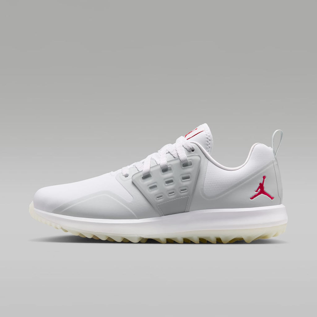 Women's Jordan Grind Golf Shoes - White/Pure Platinum/University Red
