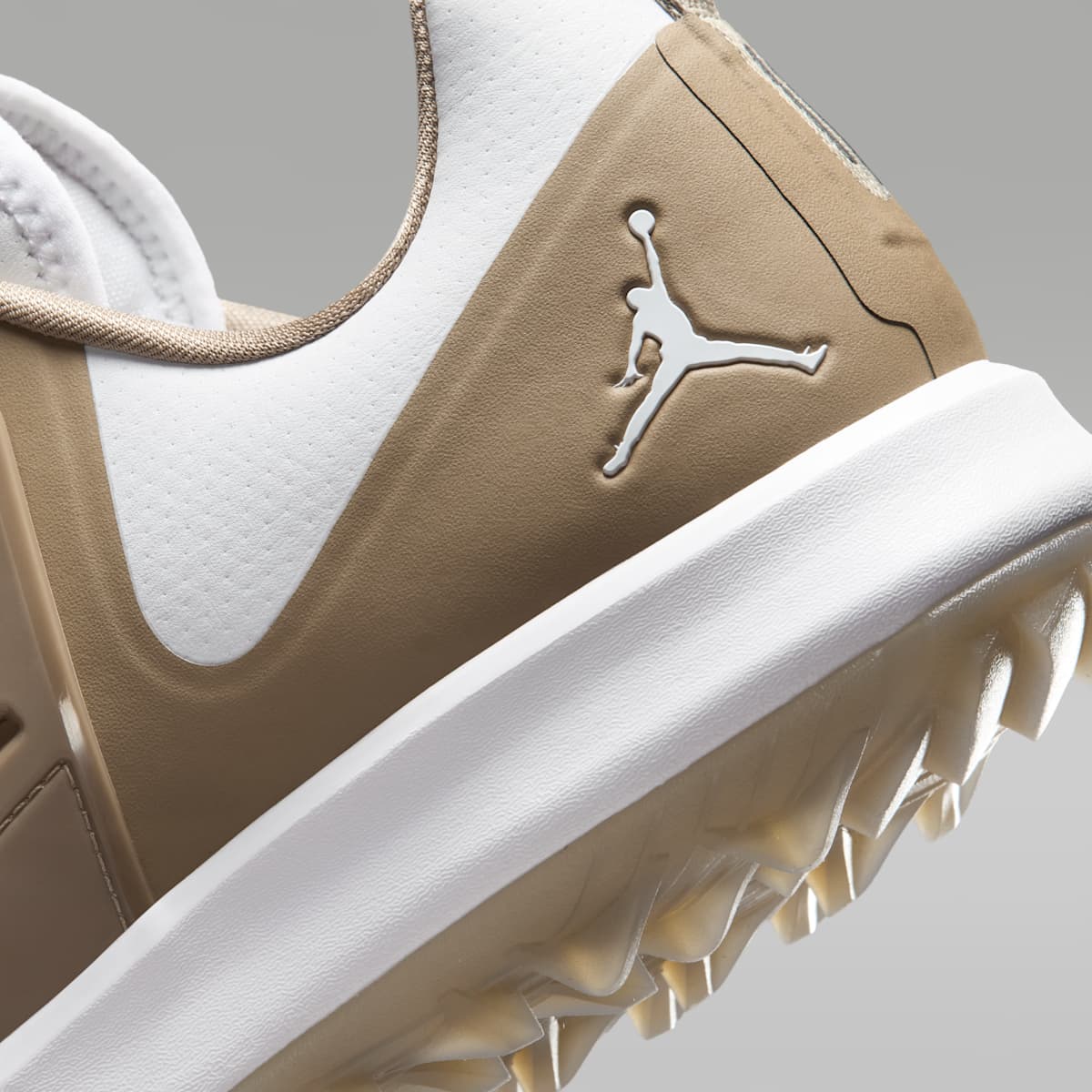 Women's Jordan Grind Golf Shoes - White/Khaki/White