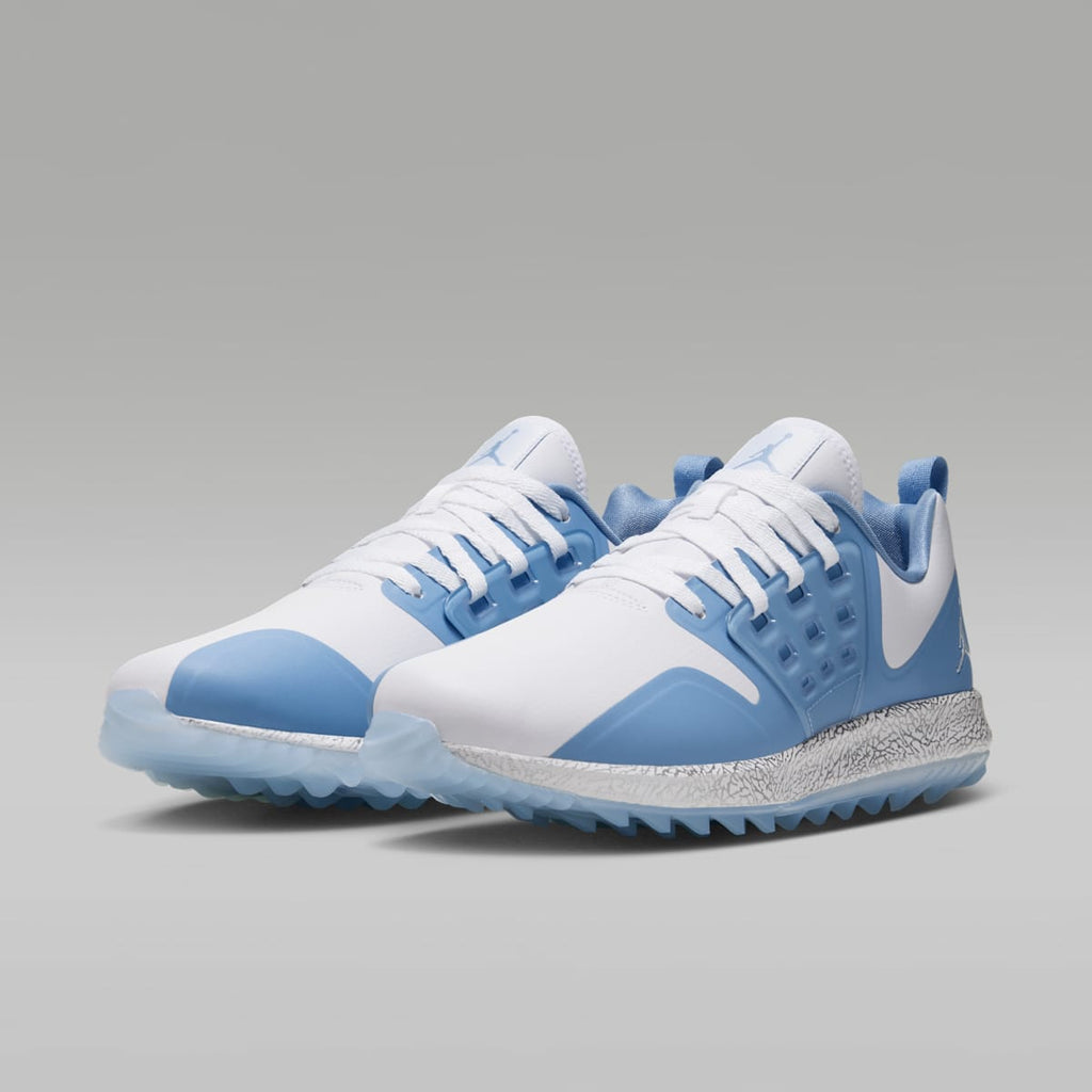 Jordan Grind Golf Shoes - White/Chambray/Metallic Silver/White - Image 5
