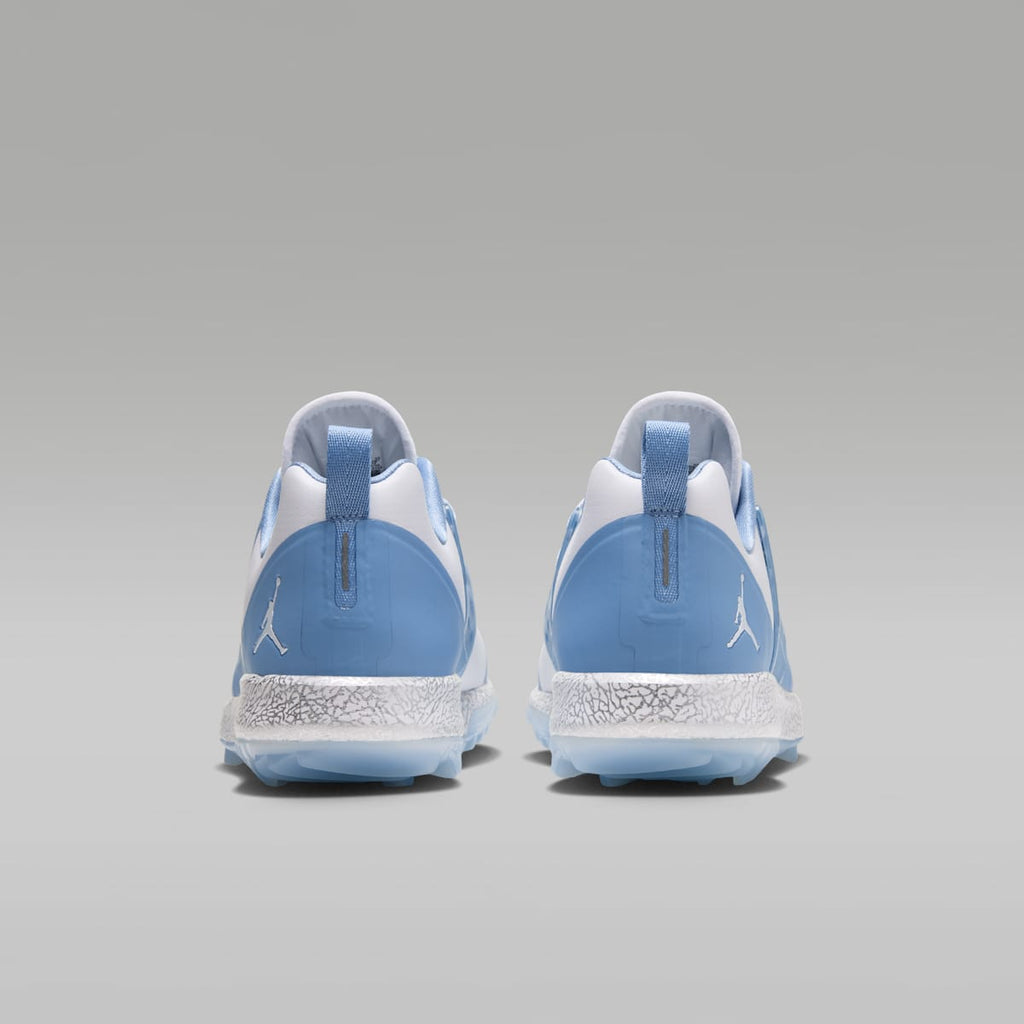 Jordan Grind Golf Shoes - White/Chambray/Metallic Silver/White - Image 6
