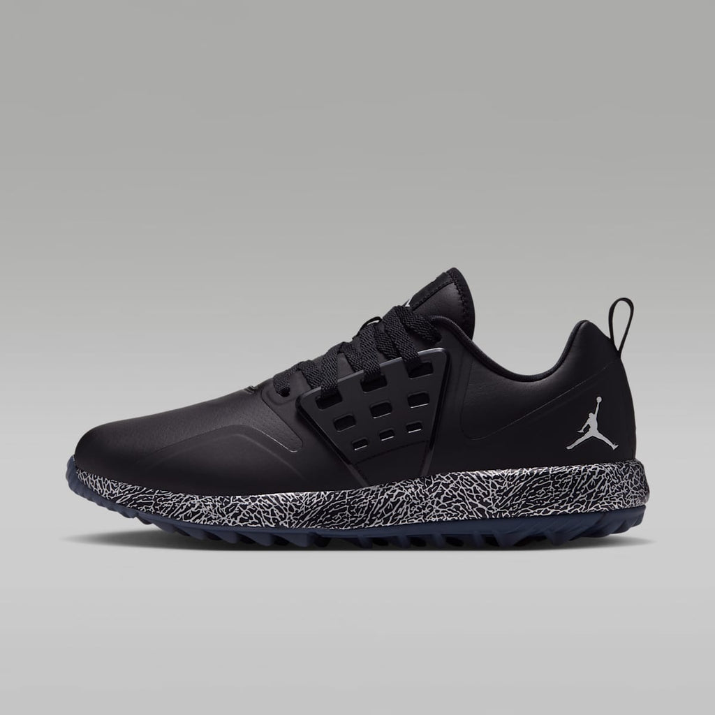 Jordan Grind Golf Shoes - Black/Metallic Silver - Image 1