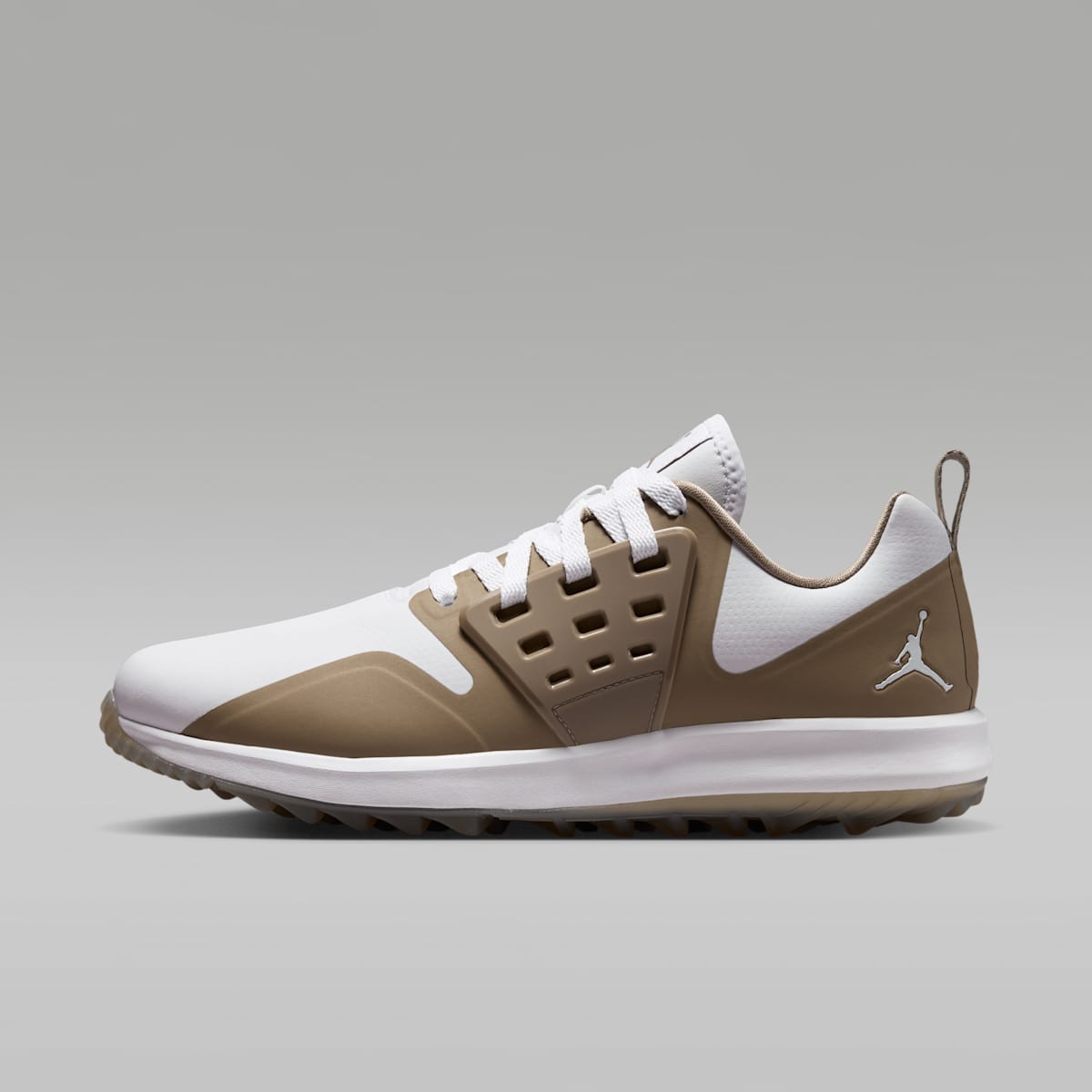Women's Jordan Grind Golf Shoes - White/Khaki/White