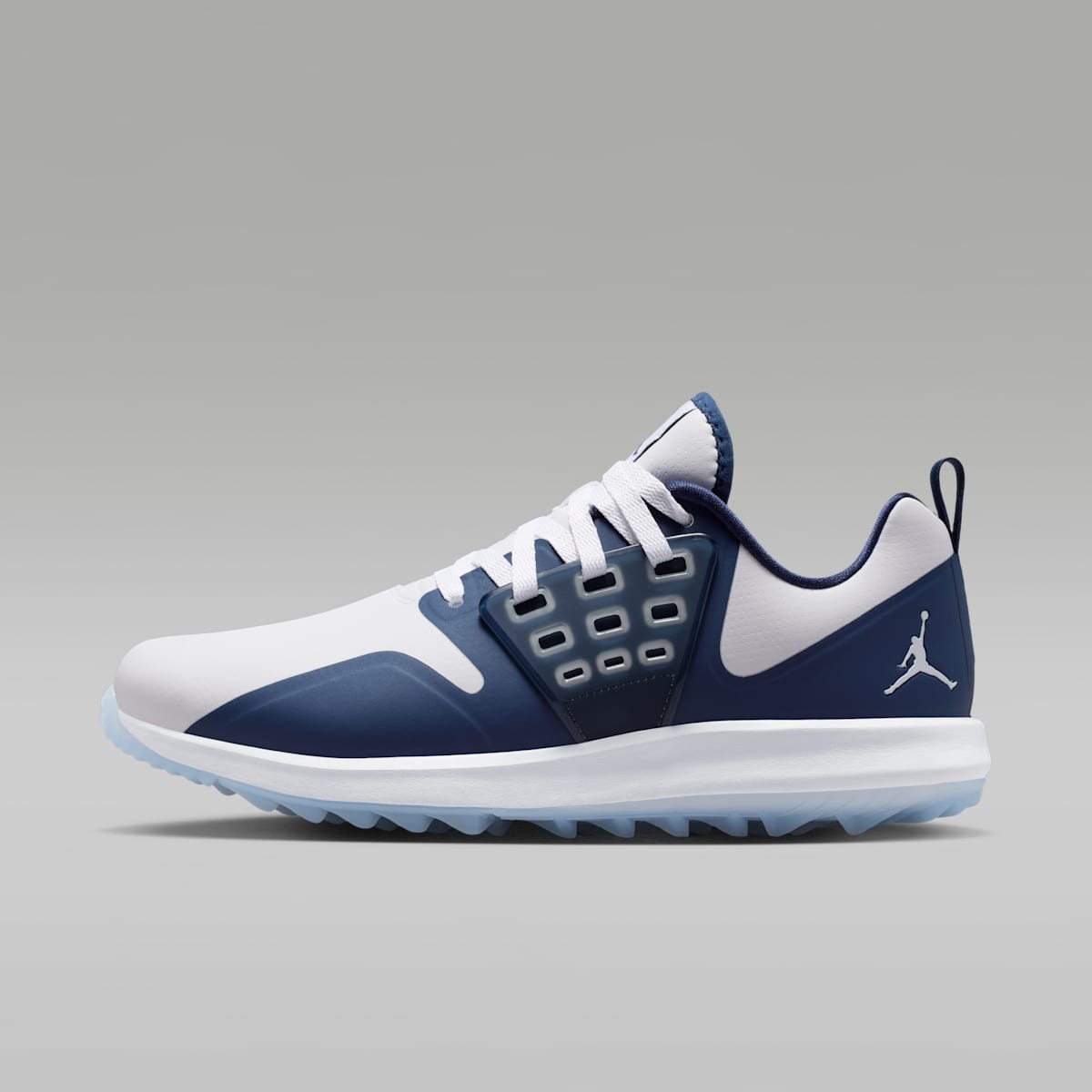 Jordan Grind Golf Shoes - White/White/Midnight Navy - Image 1