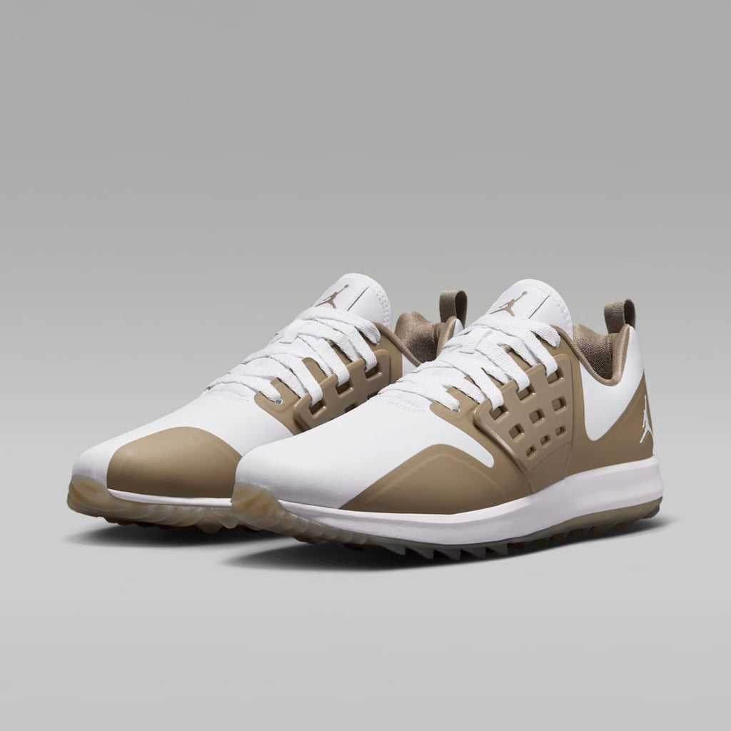 Jordan Grind Golf Shoes - White/Khaki/White - Image 5