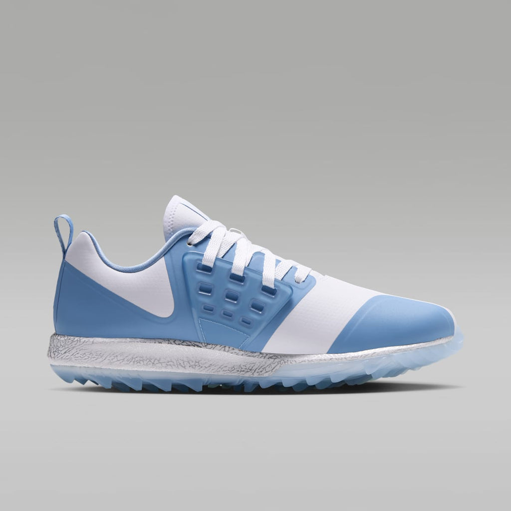 Jordan Grind Golf Shoes - White/Chambray/Metallic Silver/White - Image 3