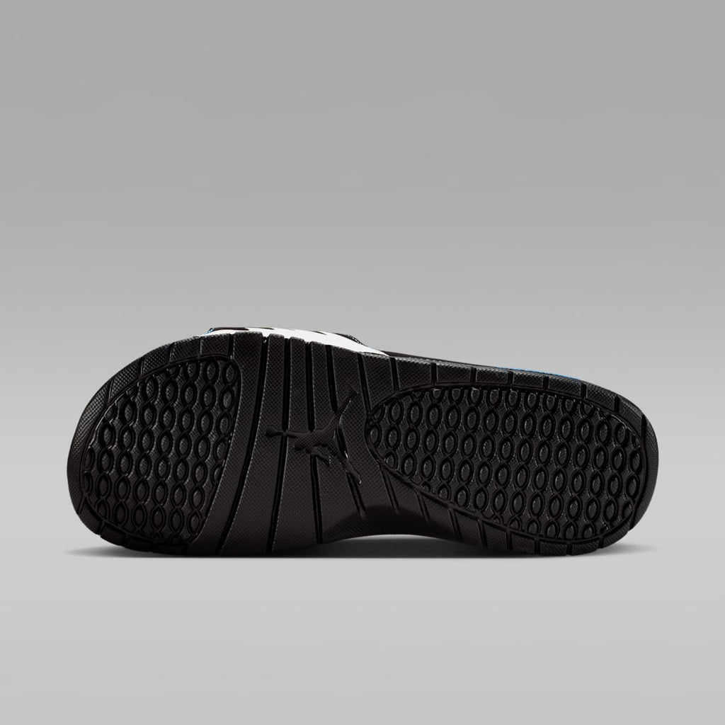 Jordan Hydro 5 Retro Men's Slides - Black/White/University Blue - Image 3