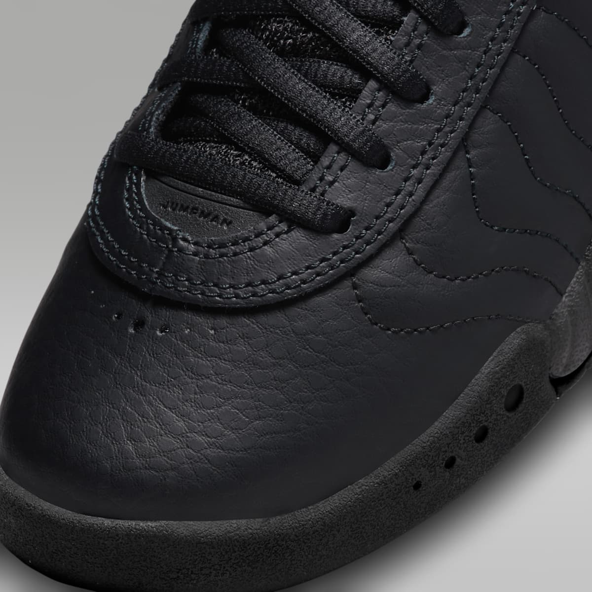 Jordan Jumpman Pro Big Kids' Shoes - Black/Metallic Silver/White - Image 7