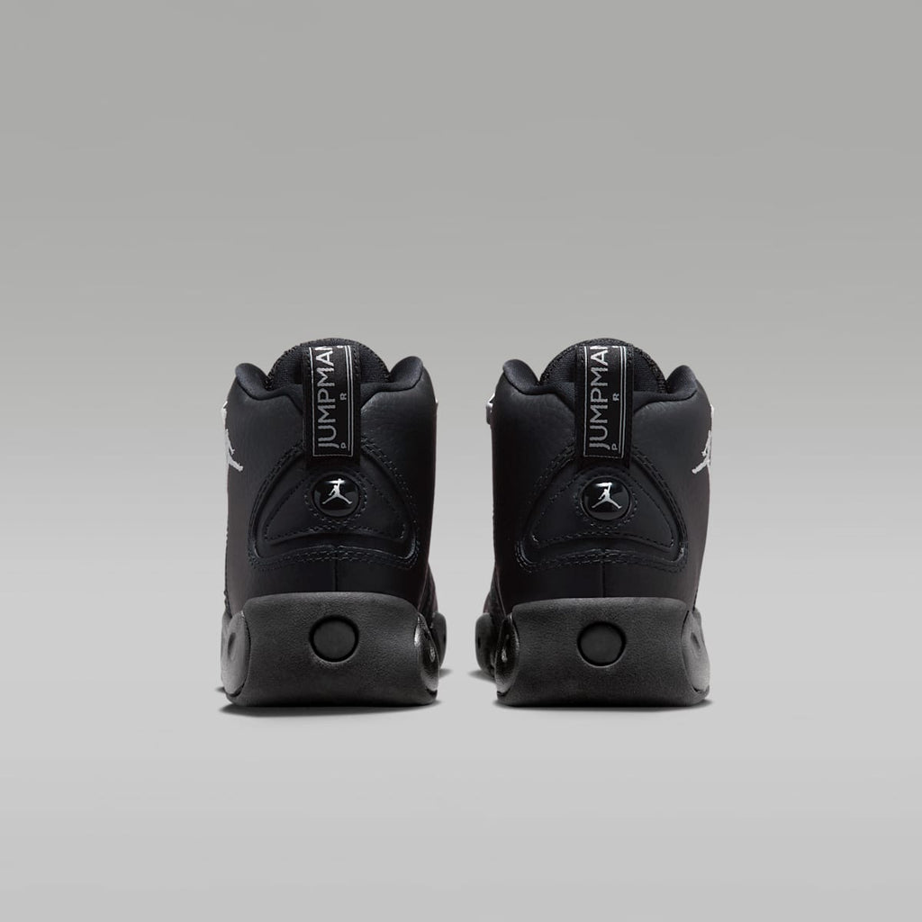 Jordan Jumpman Pro Big Kids' Shoes - Black/Metallic Silver/White - Image 6