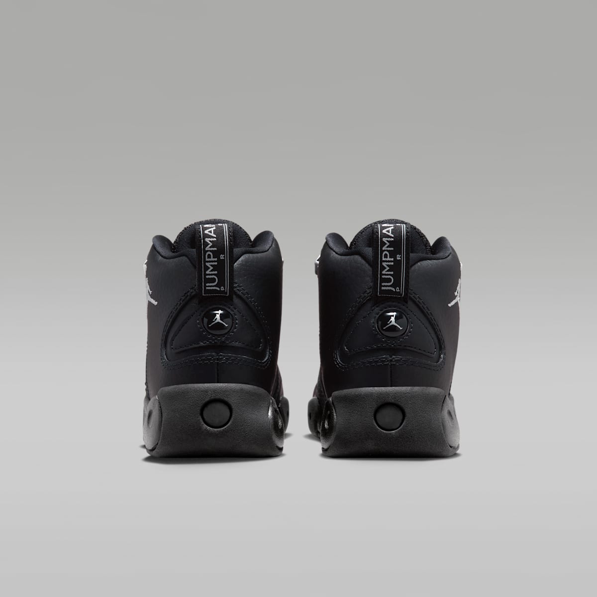 Jordan Jumpman Pro Big Kids' Shoes - Black/Metallic Silver/White - Image 6