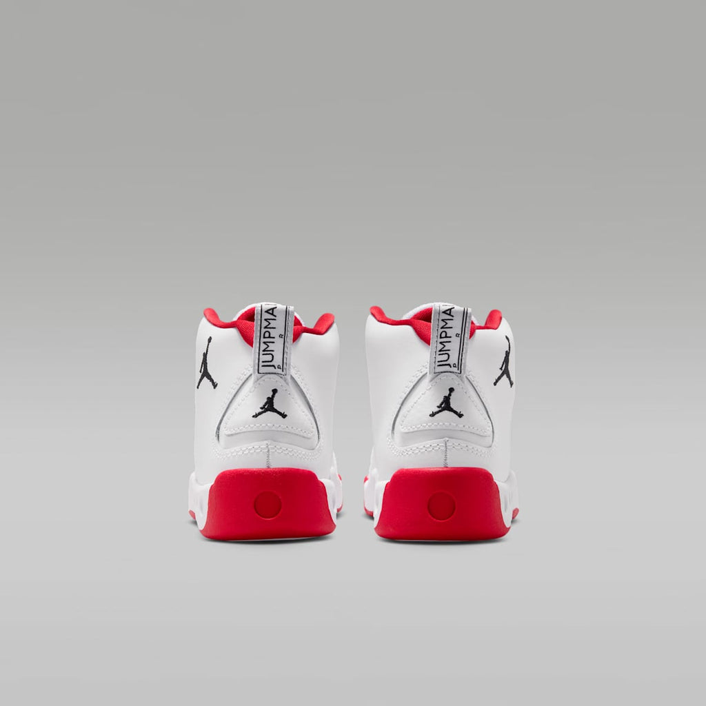 Jordan Jumpman Pro Little Kids' Shoes - White/True Red/Metallic Silver/Black - Image 6
