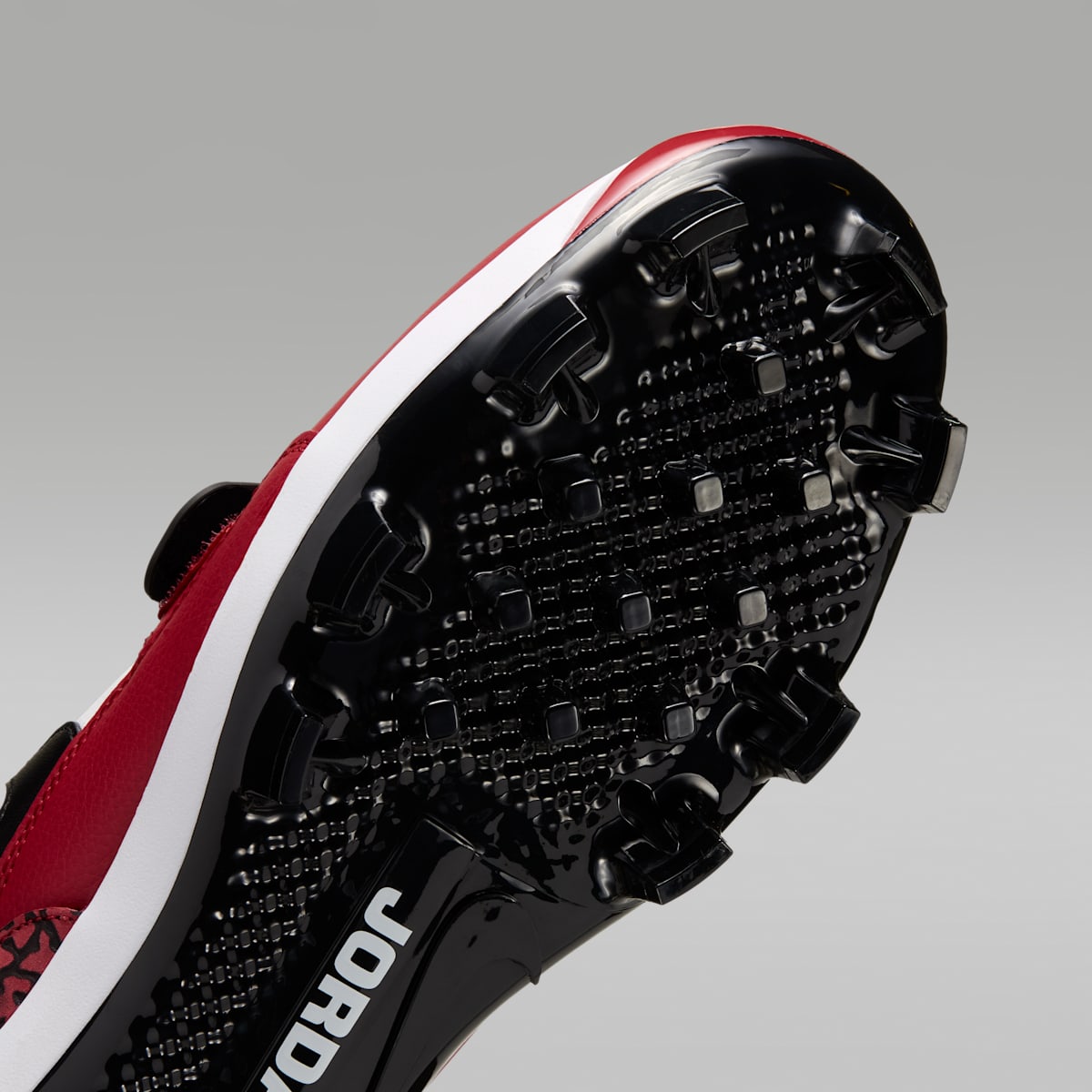 Jordan Legacy 312 Low MCS Men's Baseball Cleats - White/Varsity Red/Black - Image 7