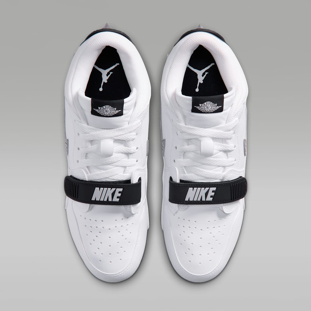 Jordan Legacy 312 Low TD Men's Shoes - White/Black/Wolf Grey - Image 4