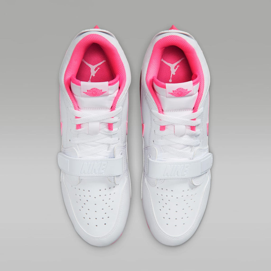Jordan Legacy 312 Low TD Men's Shoes - White/White/White/Digital Pink - Image 4