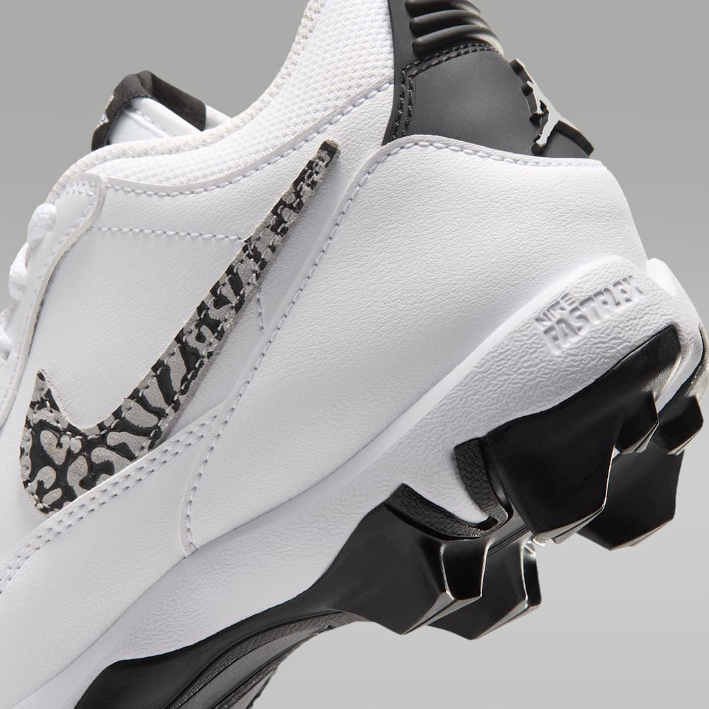 Jordan Legacy 312 Low Little/Big Kids' Cleats - White/Black/Wolf Grey