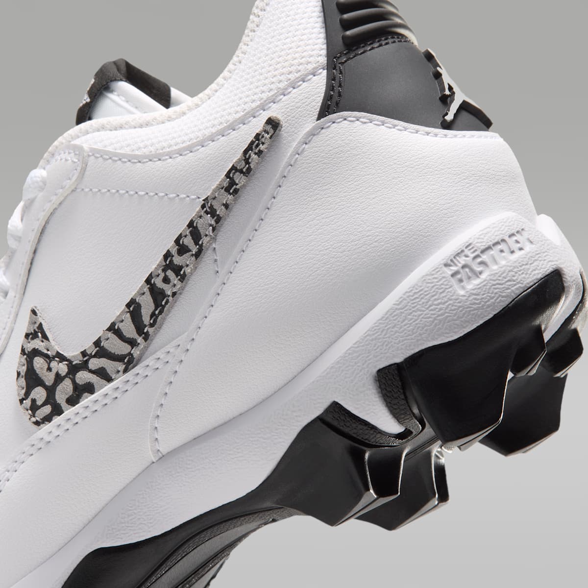 Jordan Legacy 312 Low Little/Big Kids' Cleats - White/Black/Wolf Grey
