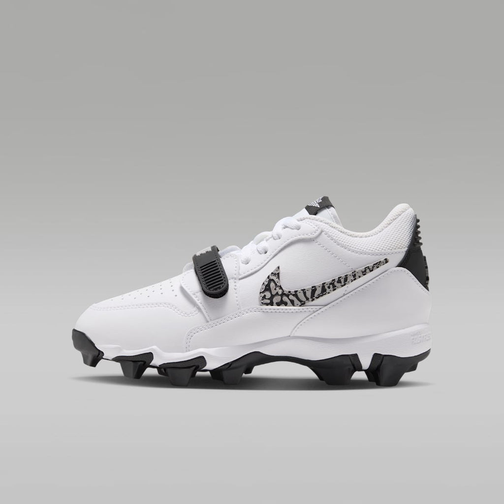 Jordan Legacy 312 Low Little/Big Kids' Cleats - White/Black/Wolf Grey
