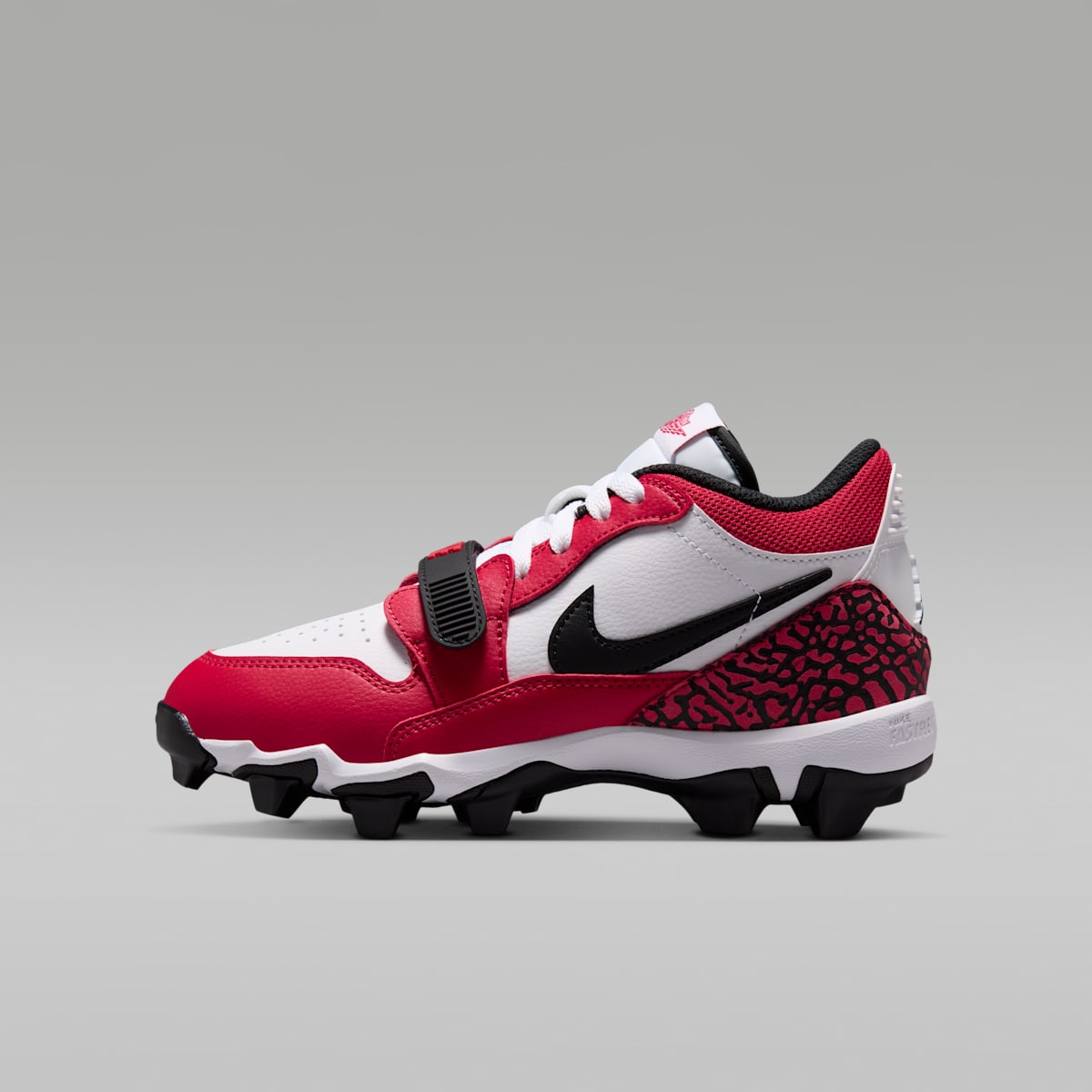 Jordan Legacy 312 Low Little/Big Kids' Cleats - White/Varsity Red/Black